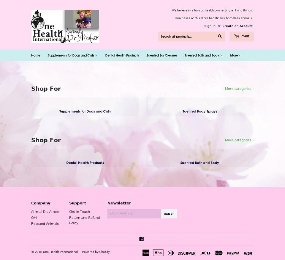 ohi.pet shopify website screenshot