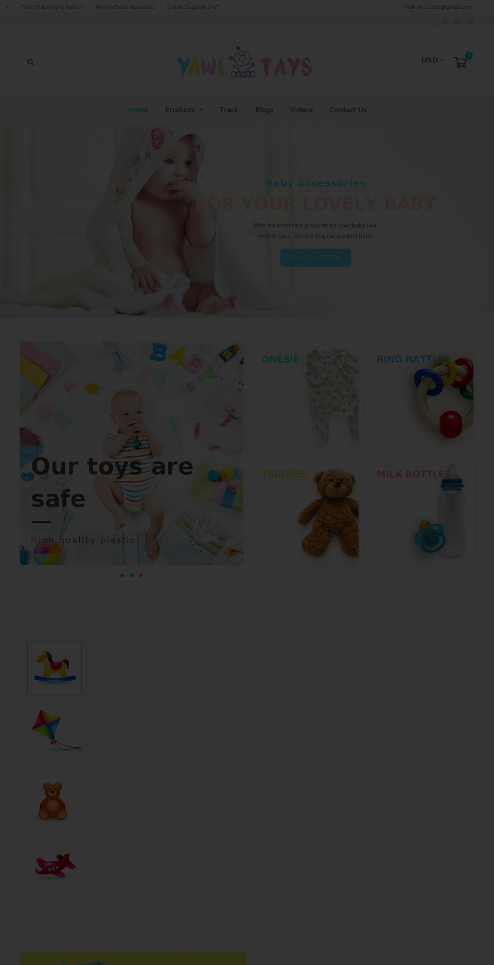 baby planet Shopify theme site example ohigo.com