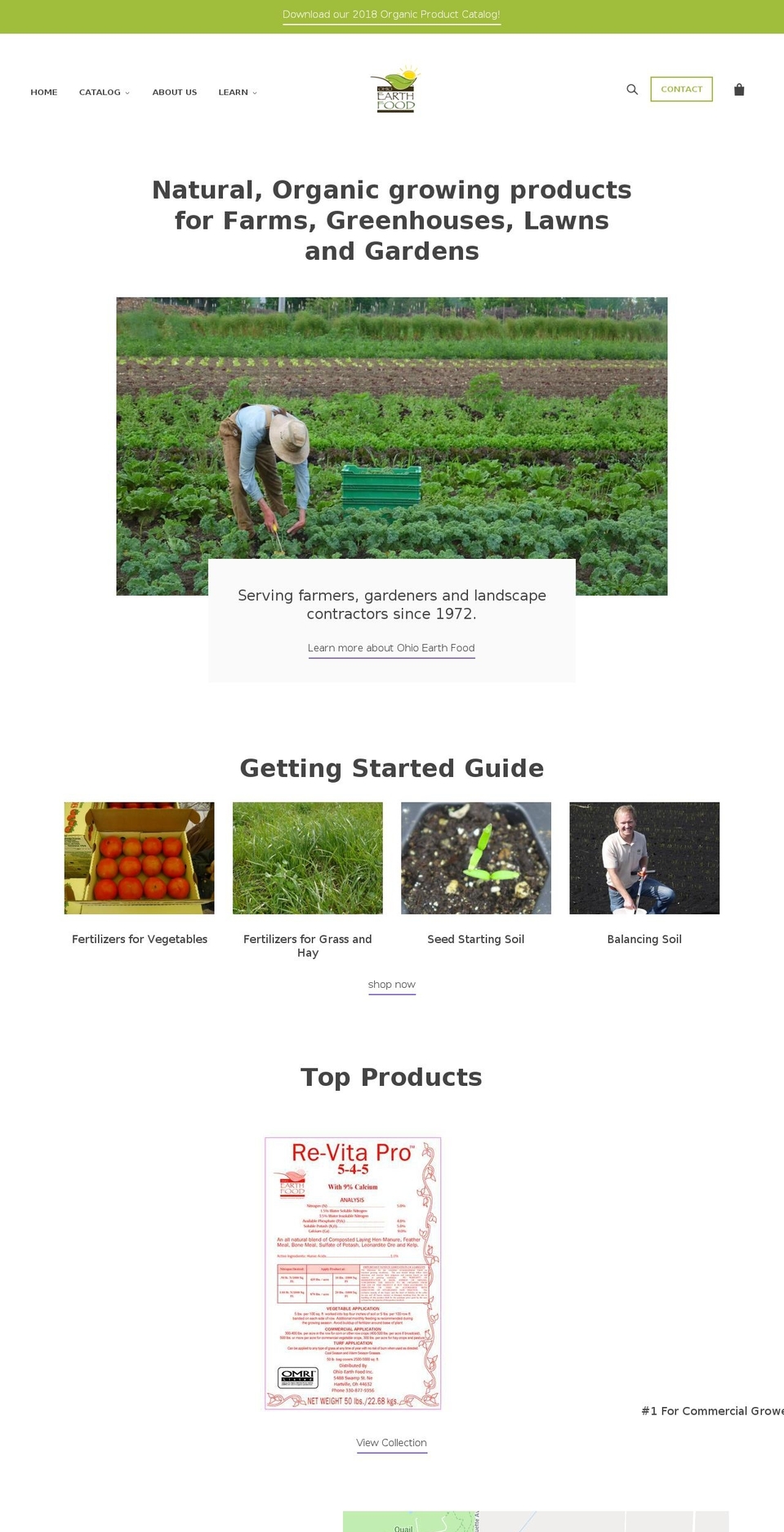 Local Shopify theme site example ohioearthfood.com