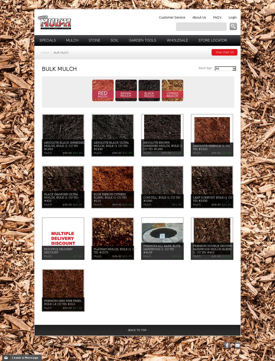 LDA March 2017 Shopify theme site example ohiomulchbulk.com