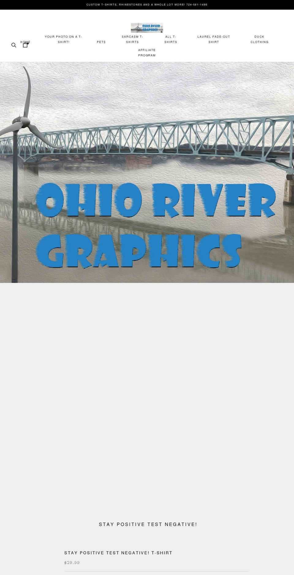 ohiorivergraphics.com shopify website screenshot