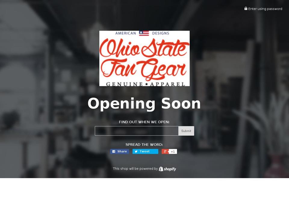 partner-program-theme Shopify theme site example ohiostatefangear.com