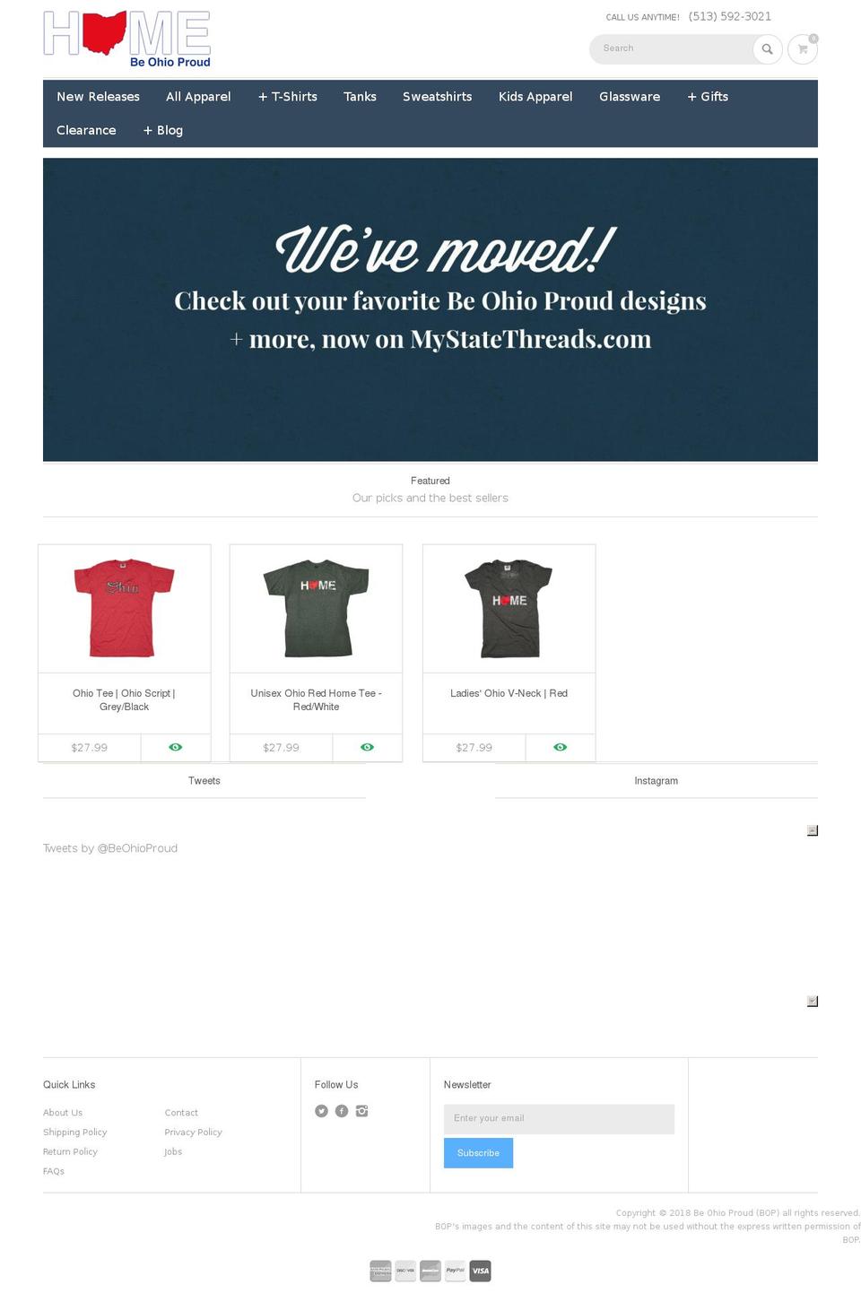 Altron Shopify theme site example ohiosticker.com