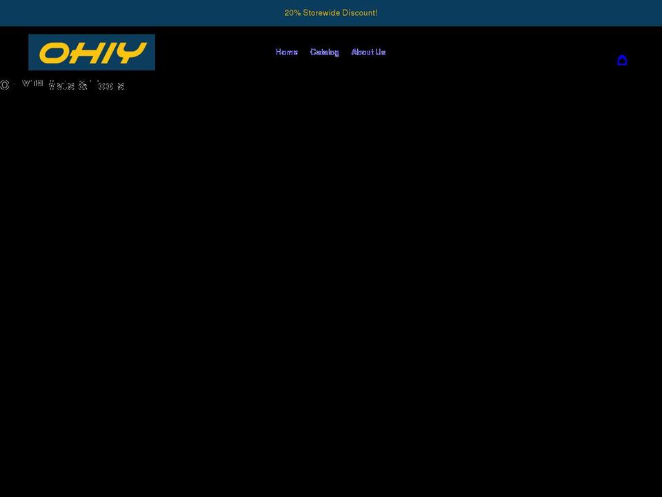 ohiy.com shopify website screenshot
