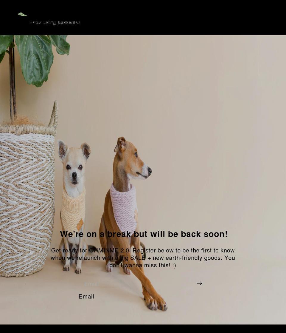 ohminme.com shopify website screenshot