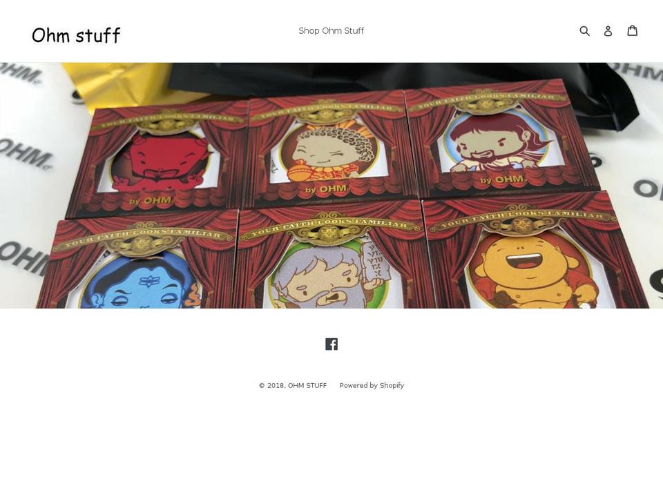 ohmstuff.com — Shopify storefront screenshot