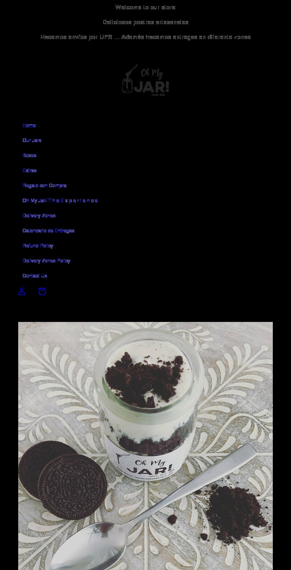 ohmyjar.com shopify website screenshot