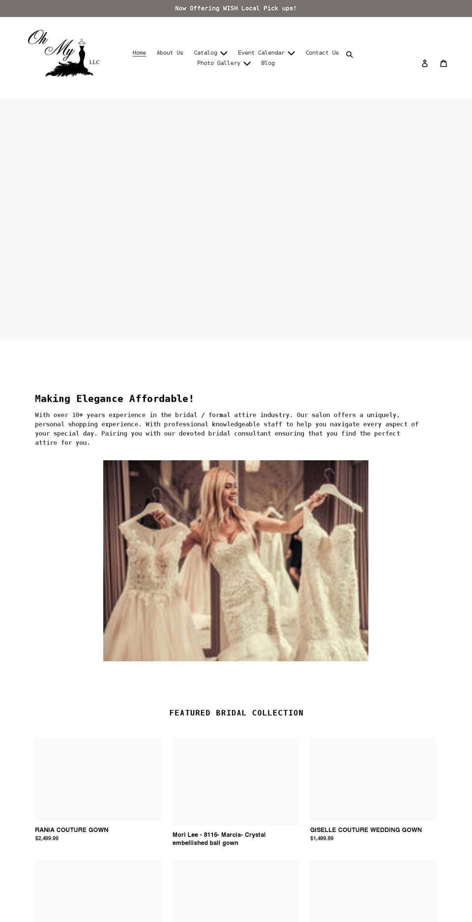 ohmyllc.com shopify website screenshot