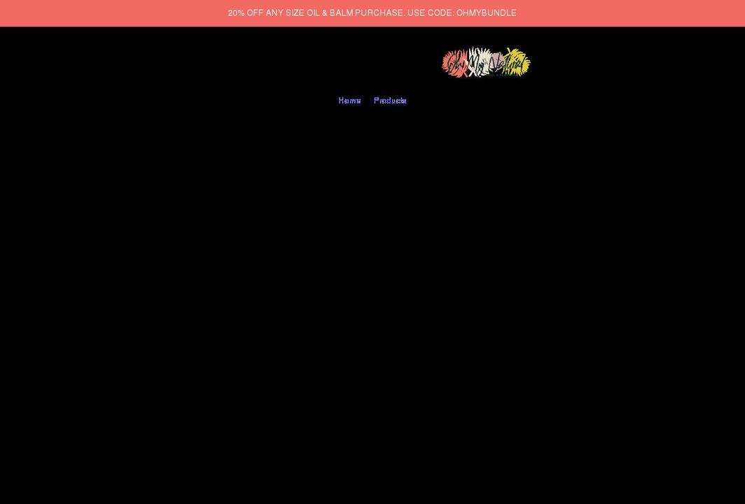 ohmynatural.com shopify website screenshot