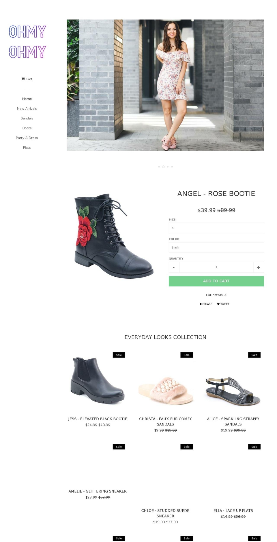 ohmyohmy.com shopify website screenshot