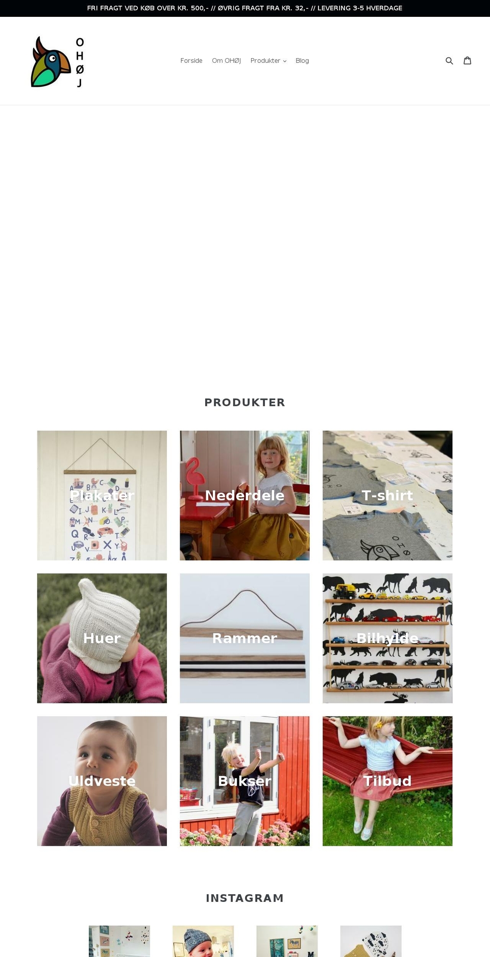 ohoej.com — Shopify storefront screenshot