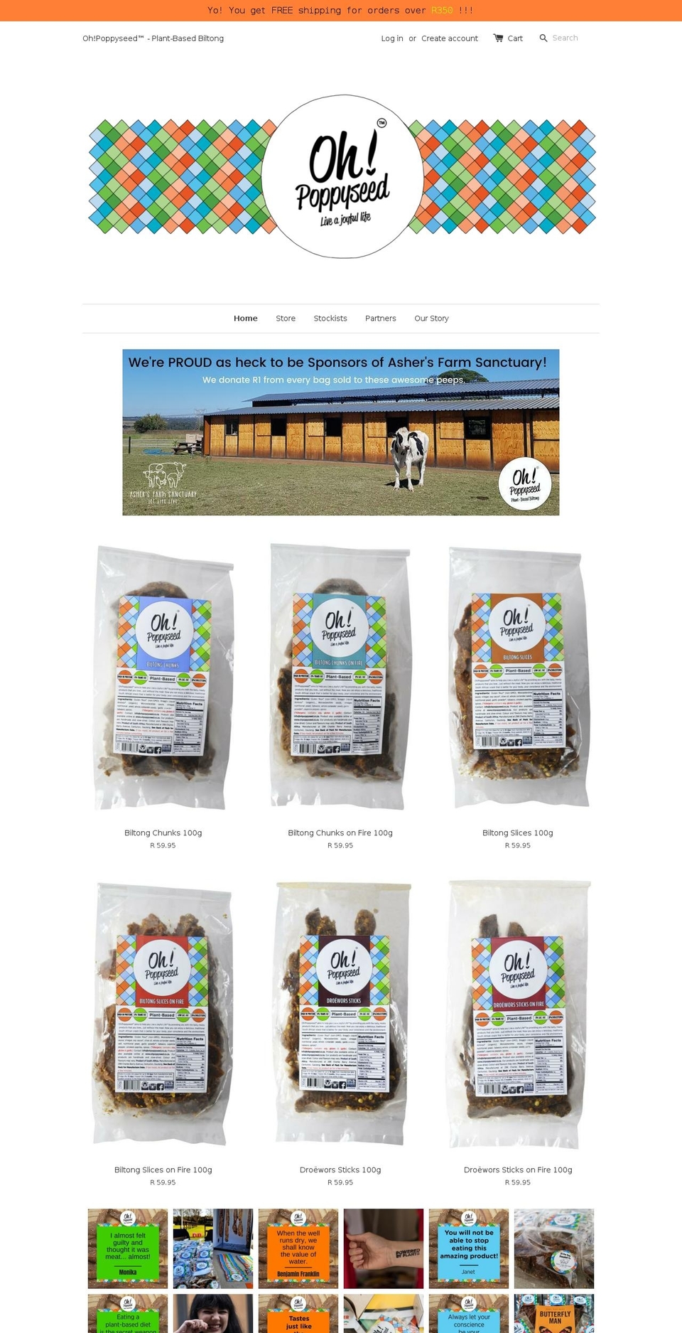 ohpoppyseed.com — Shopify storefront screenshot