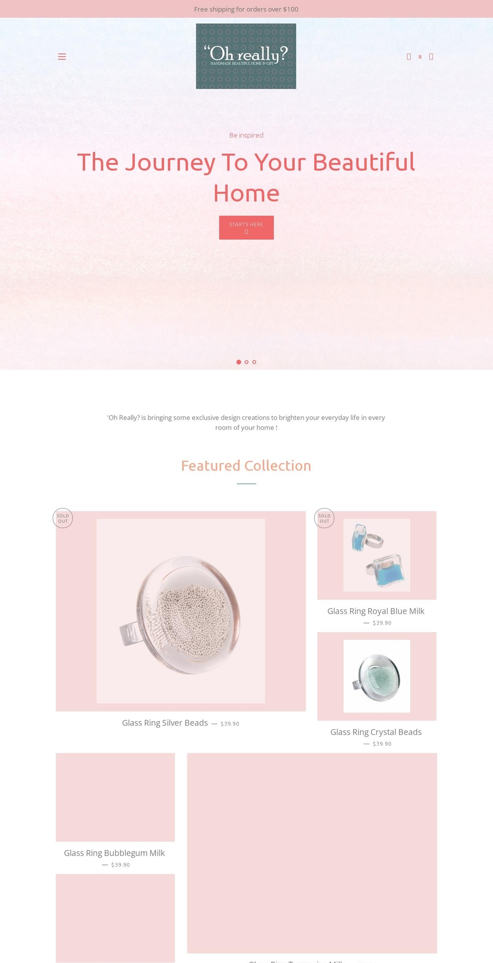 ohreally.com.au shopify website screenshot