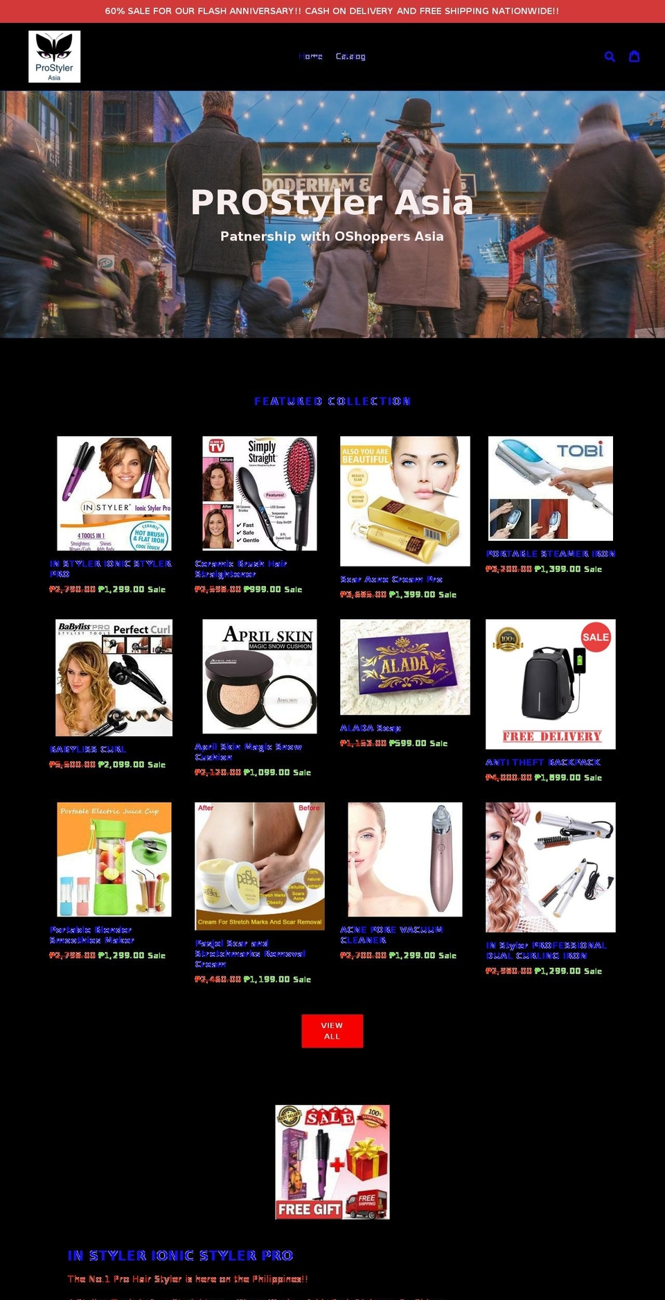 ohshoppers.com — Shopify storefront screenshot