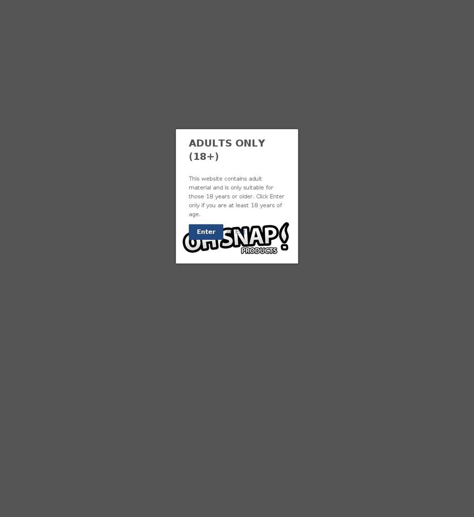 ohsnapproducts.com shopify website screenshot