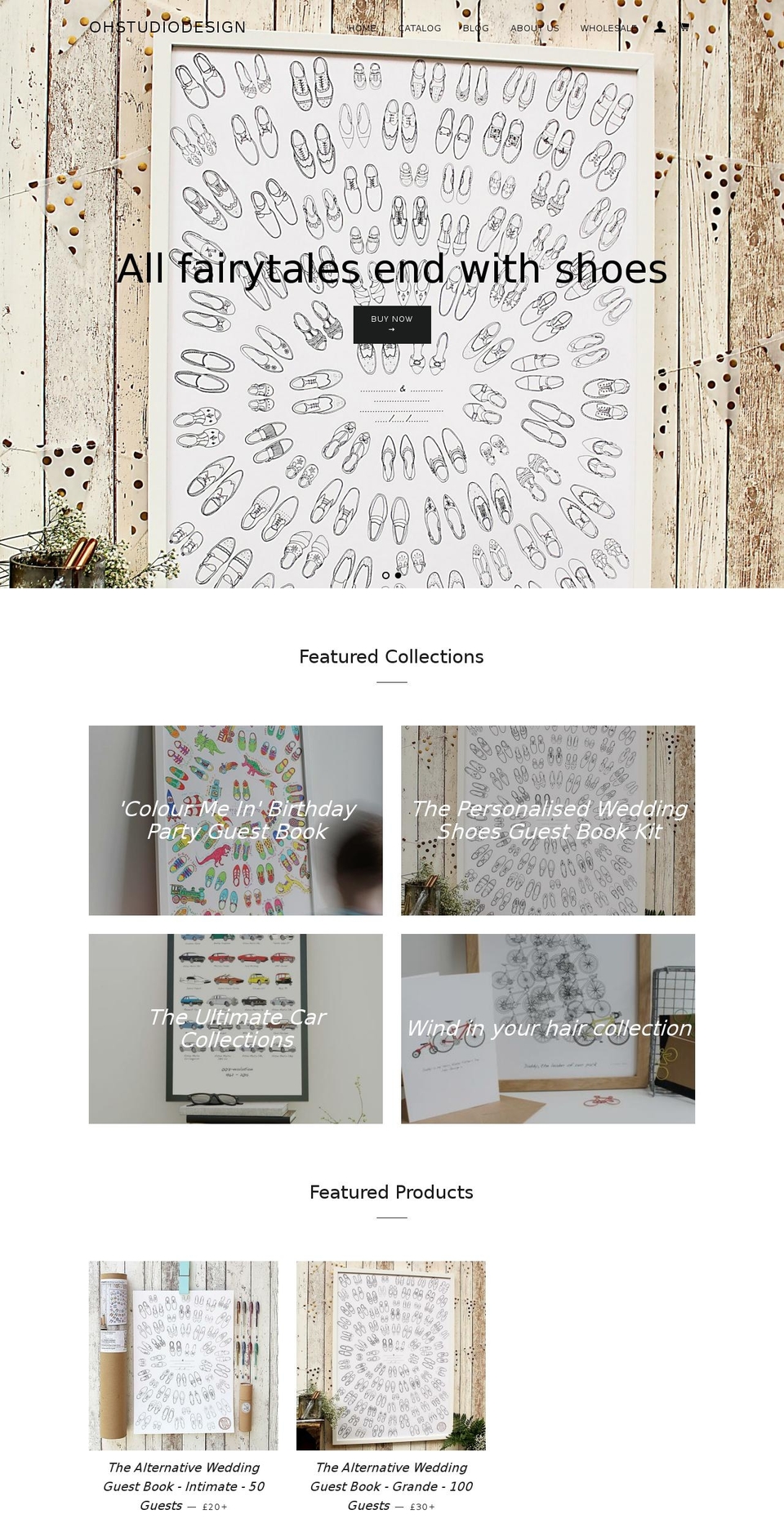 ohstudiodesign.com shopify website screenshot