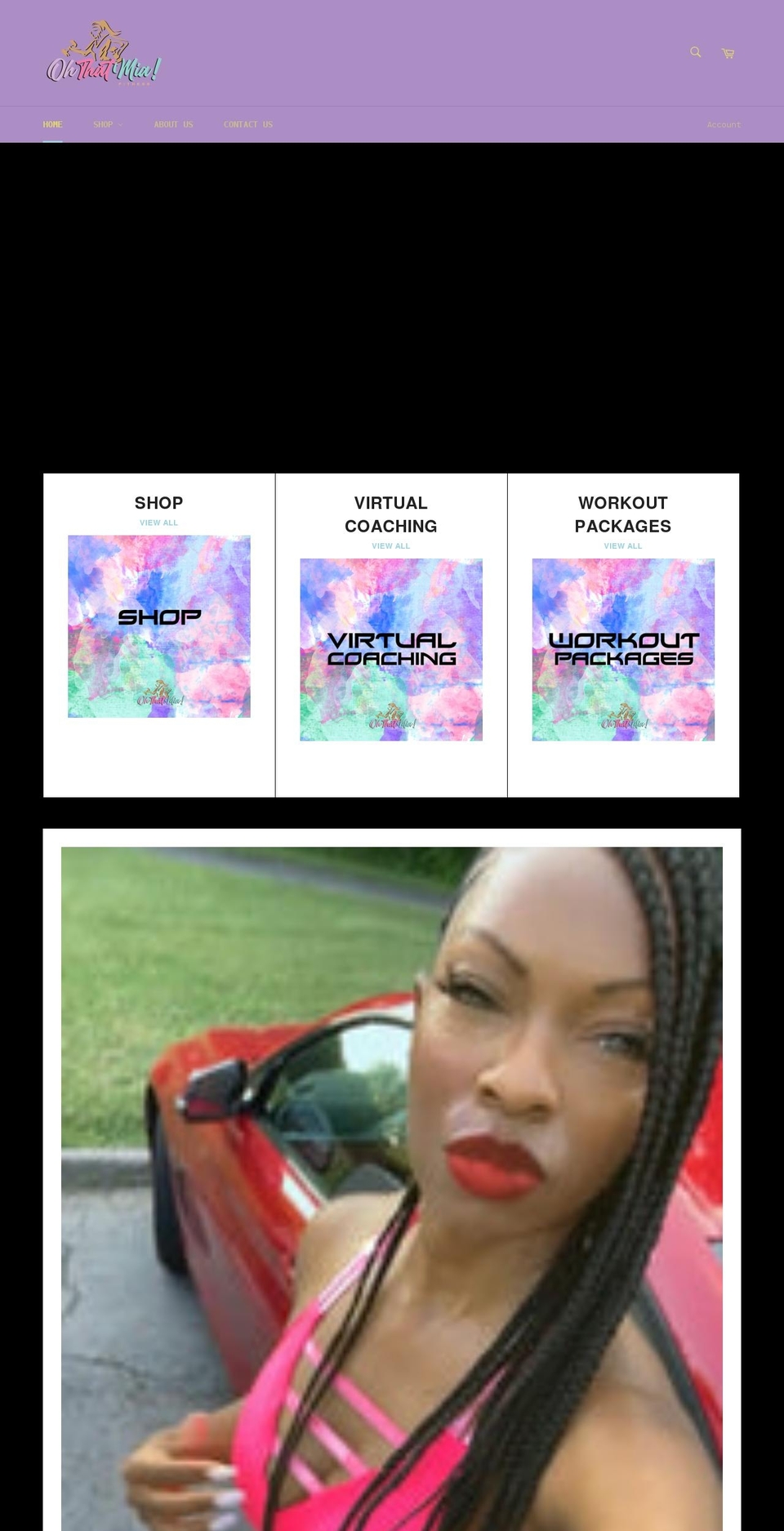 ohthatmia.com shopify website screenshot