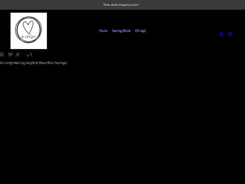 ohwhatfun.ca shopify website screenshot