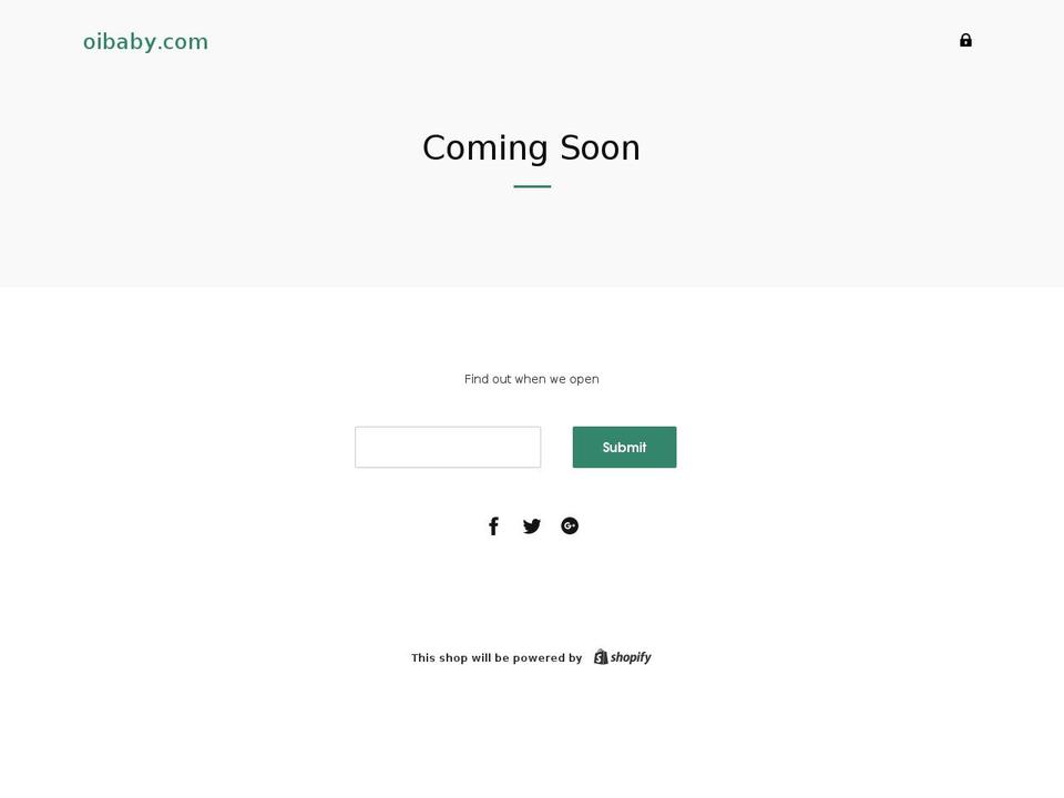 oibaby.com — Shopify storefront screenshot