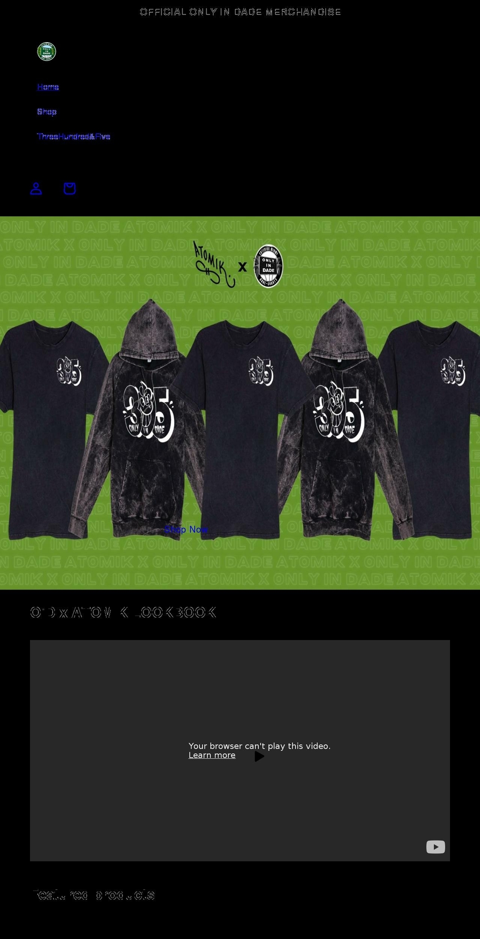 oidapparel.com shopify website screenshot