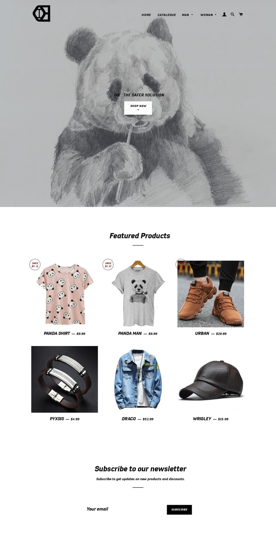 oieshop.com — Shopify storefront screenshot
