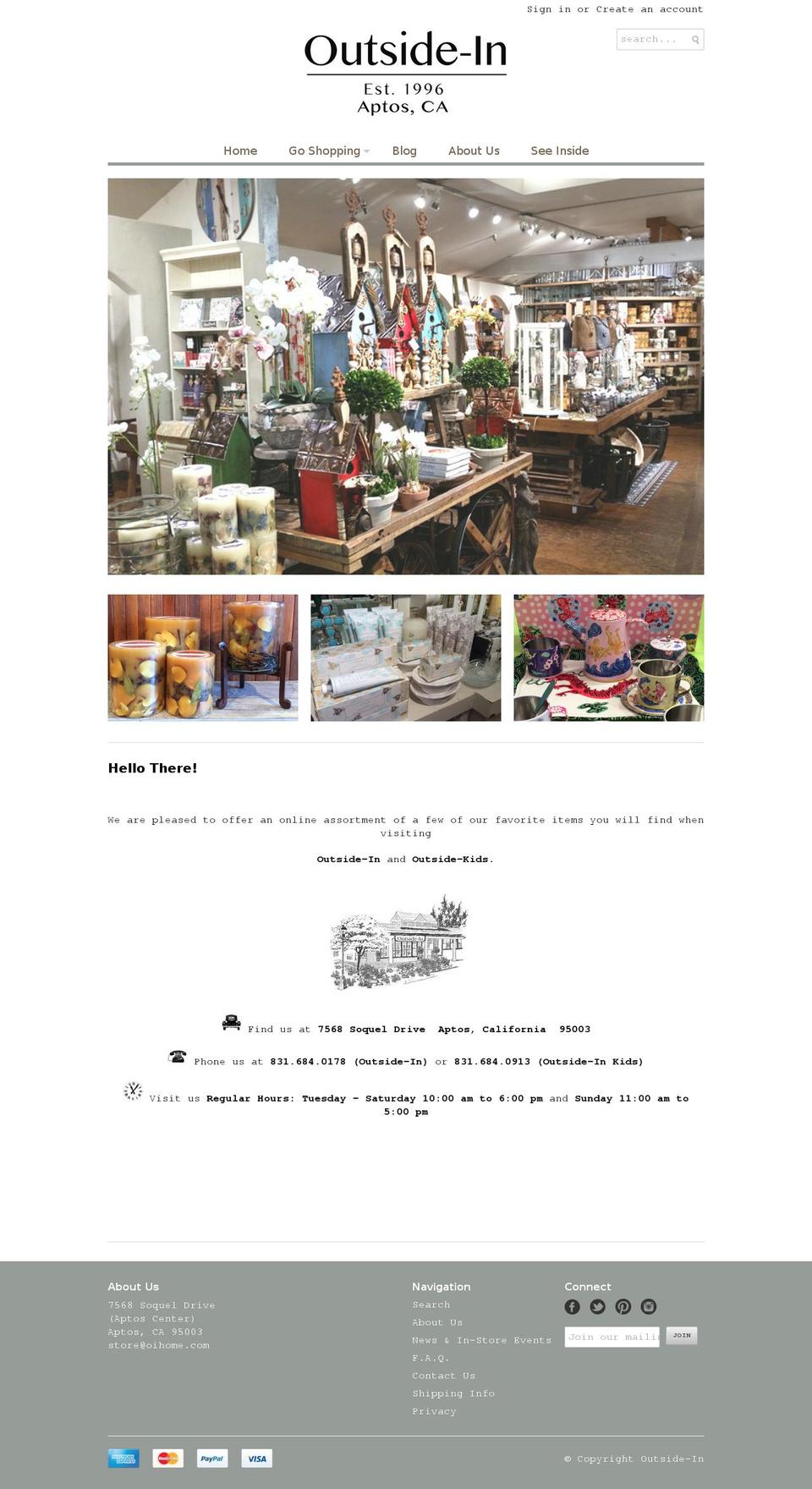 oihome.com shopify website screenshot