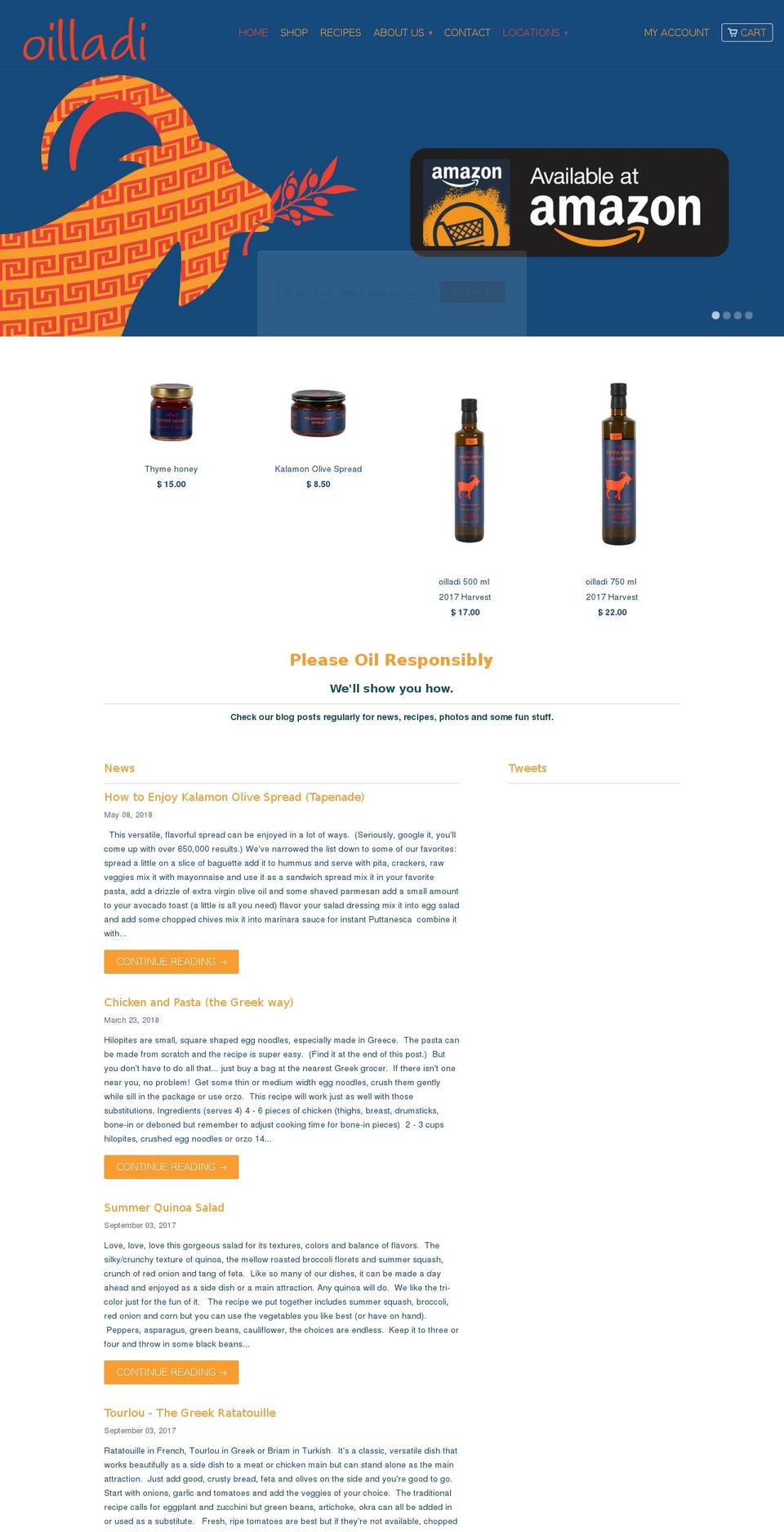 oiladi.com shopify website screenshot