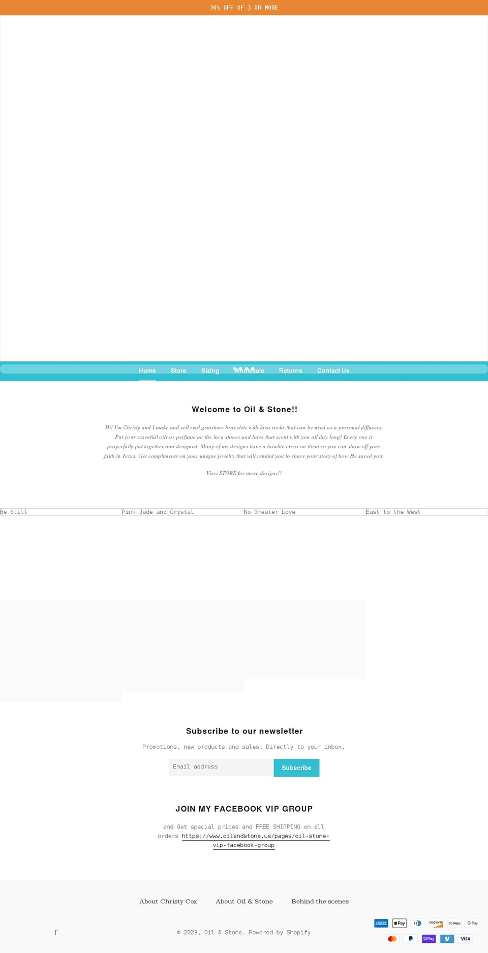 oilandstone.us shopify website screenshot