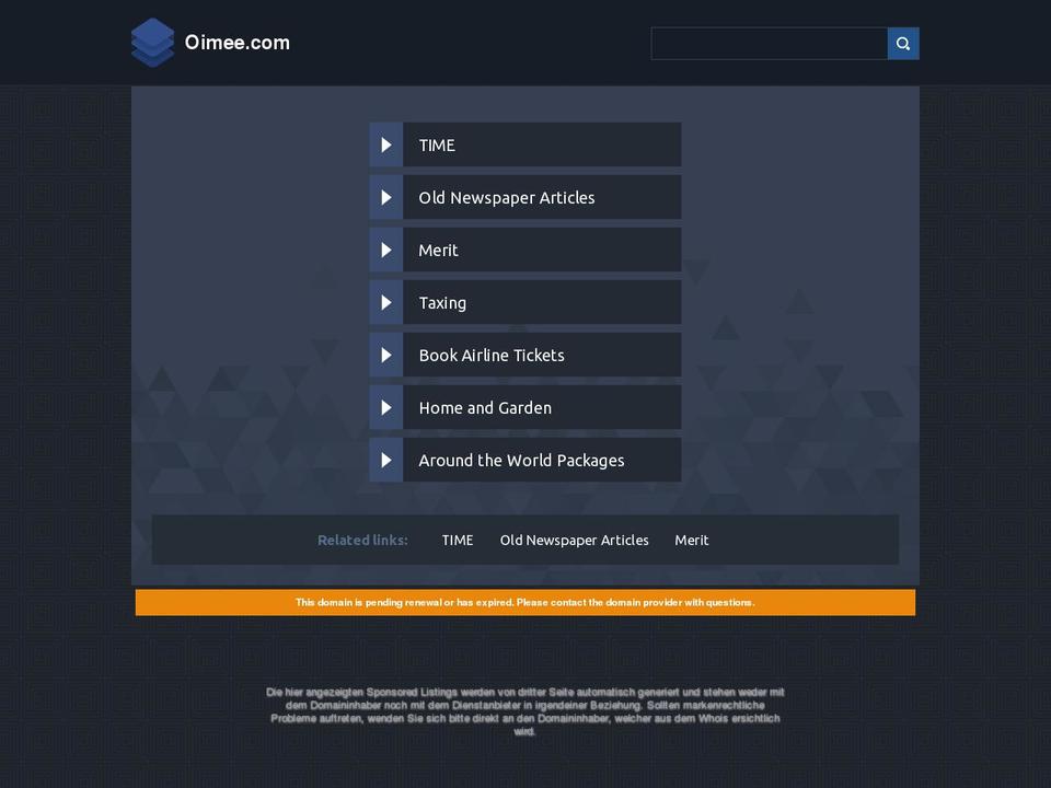 oimee.com shopify website screenshot