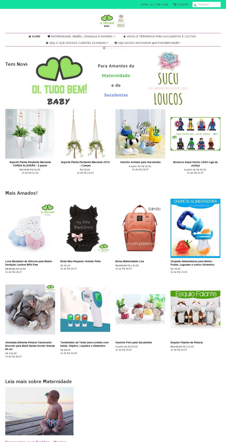 oitudobem.com — Shopify storefront screenshot