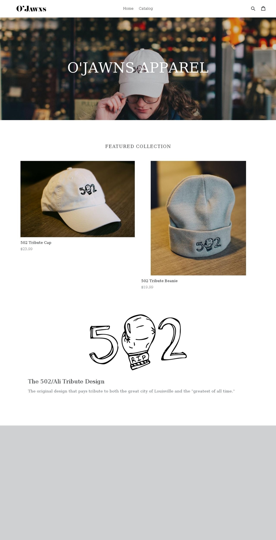 ojawns.com — Shopify storefront screenshot