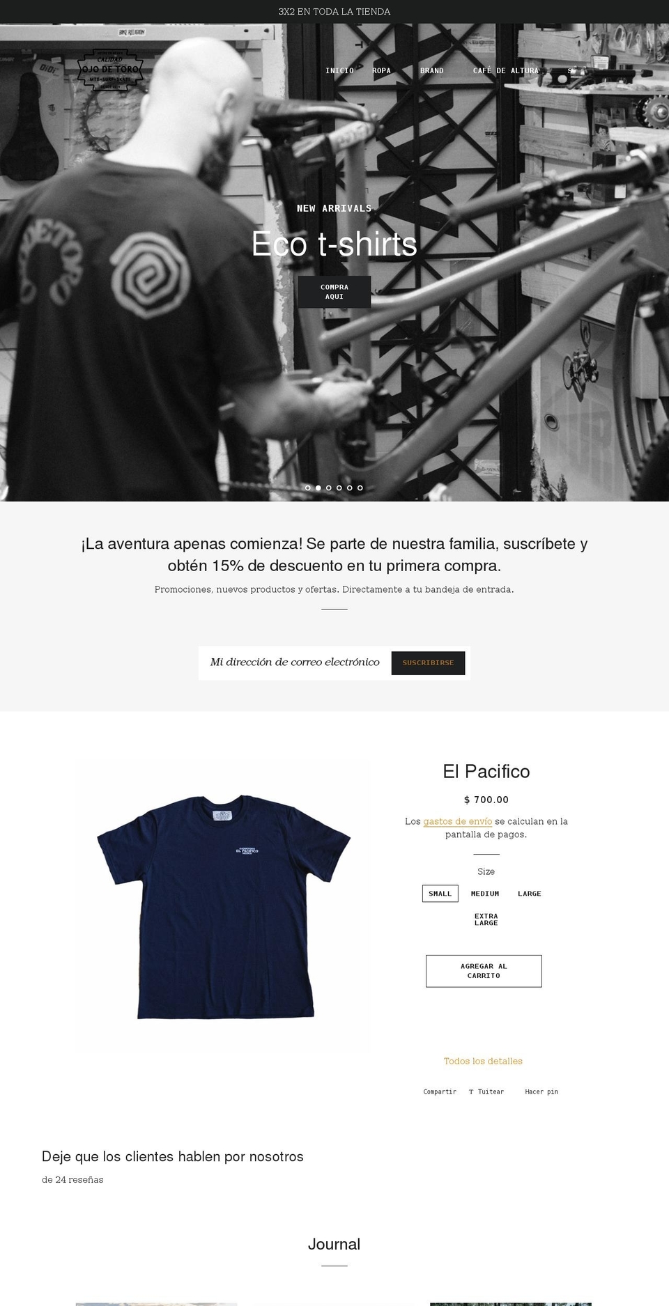 ojodetoro.com shopify website screenshot