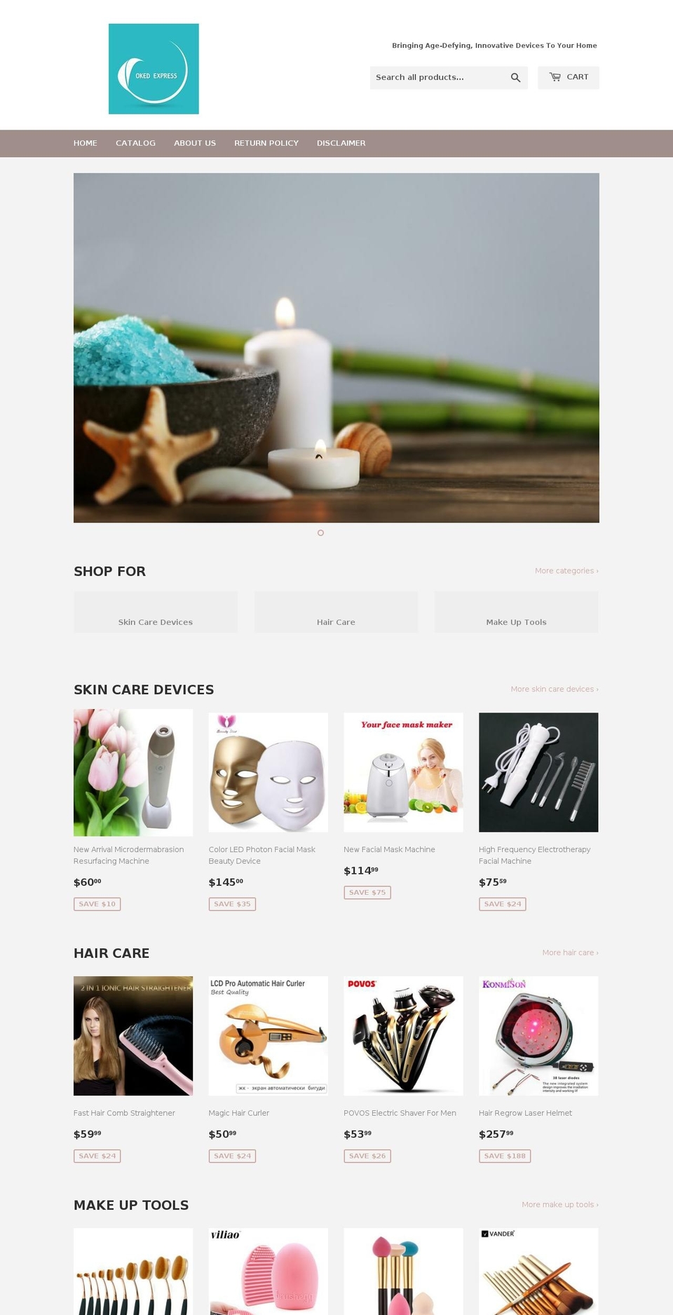 okedkesuma.com — Shopify storefront screenshot