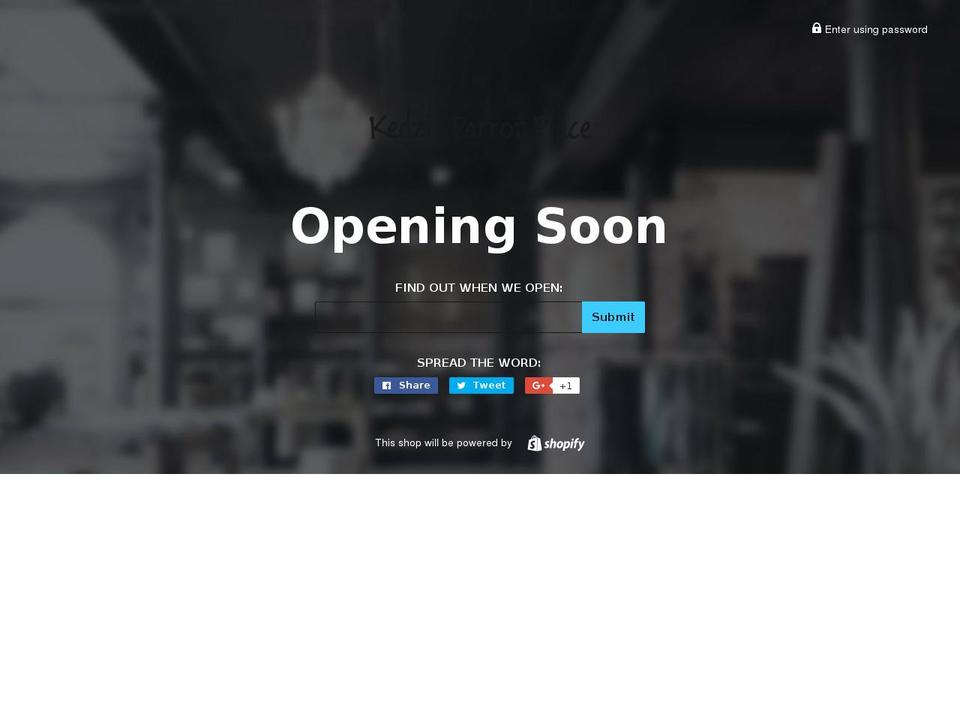 okemosparrotplace.com shopify website screenshot