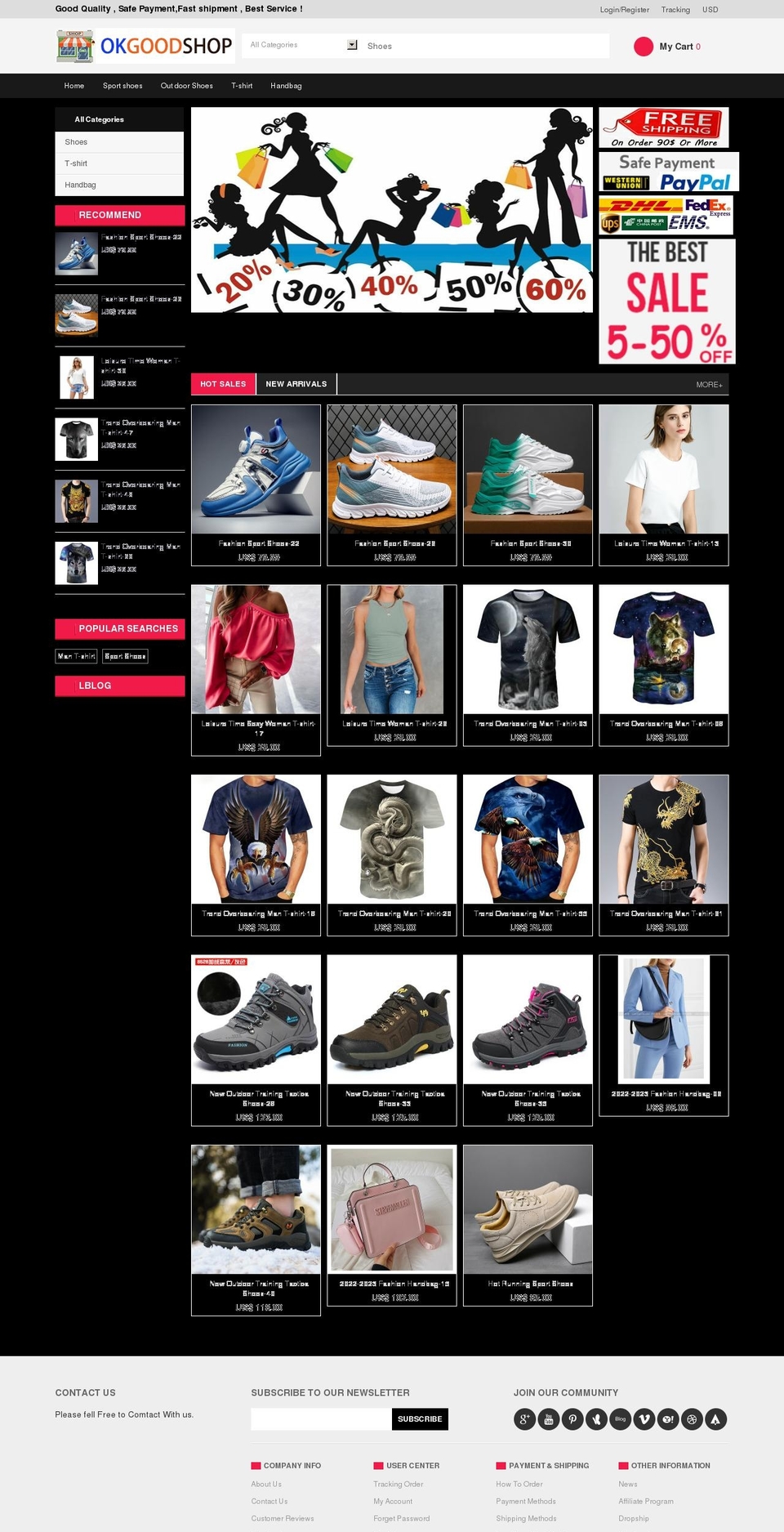 okgoodshop.com — Shopify storefront screenshot