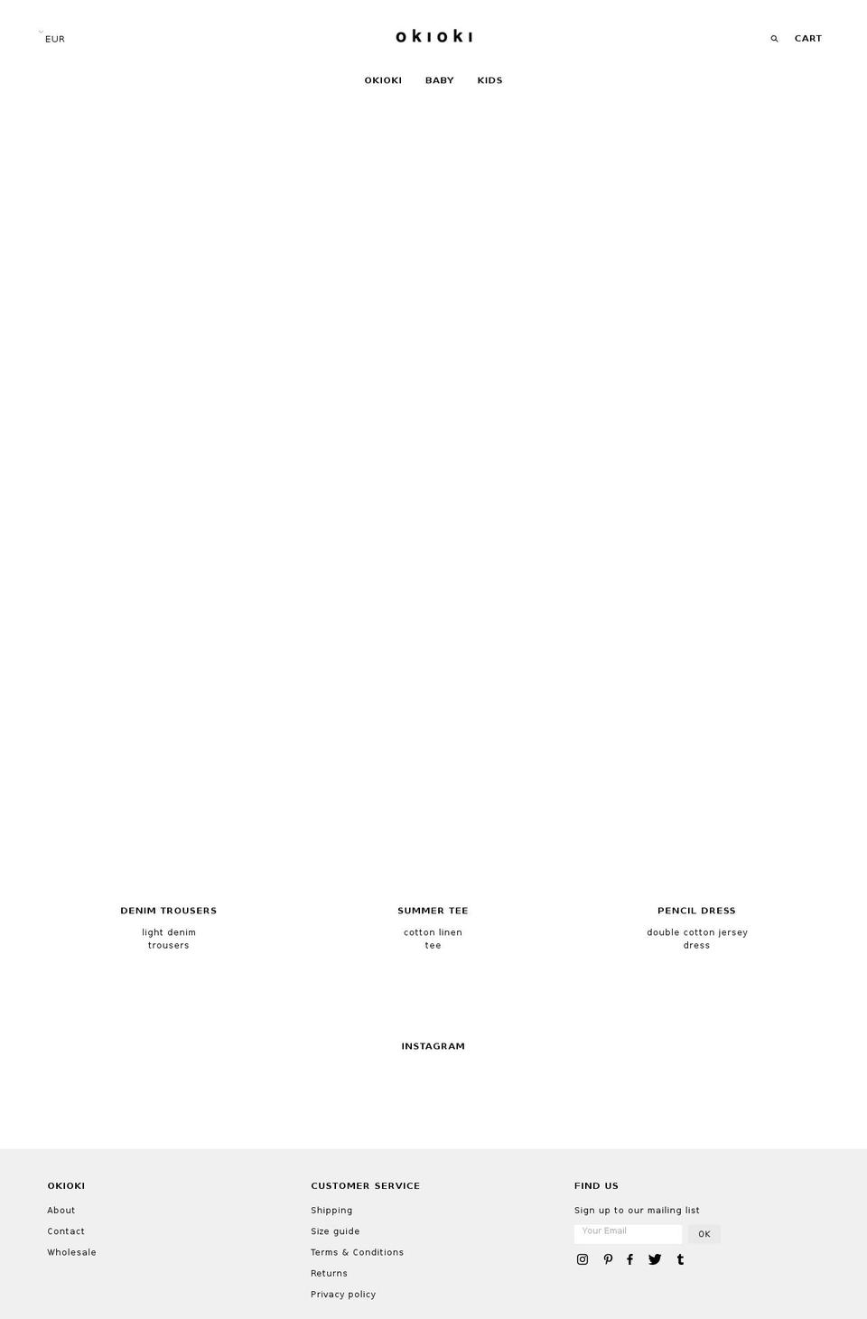 oki-oki.com — Shopify storefront screenshot