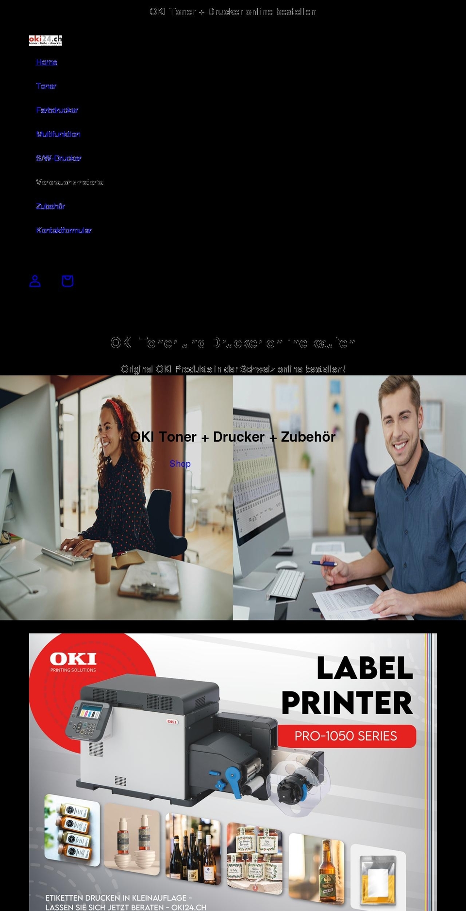 oki24.ch shopify website screenshot