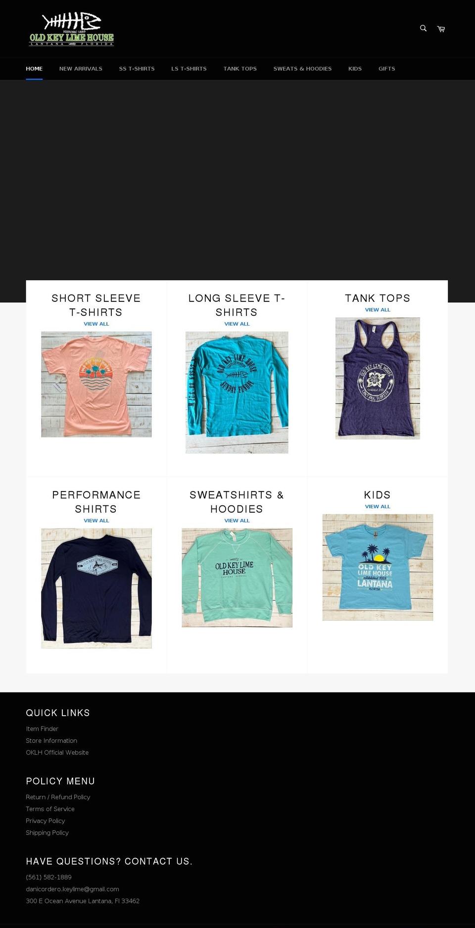 oklhgiftshop.com shopify website screenshot
