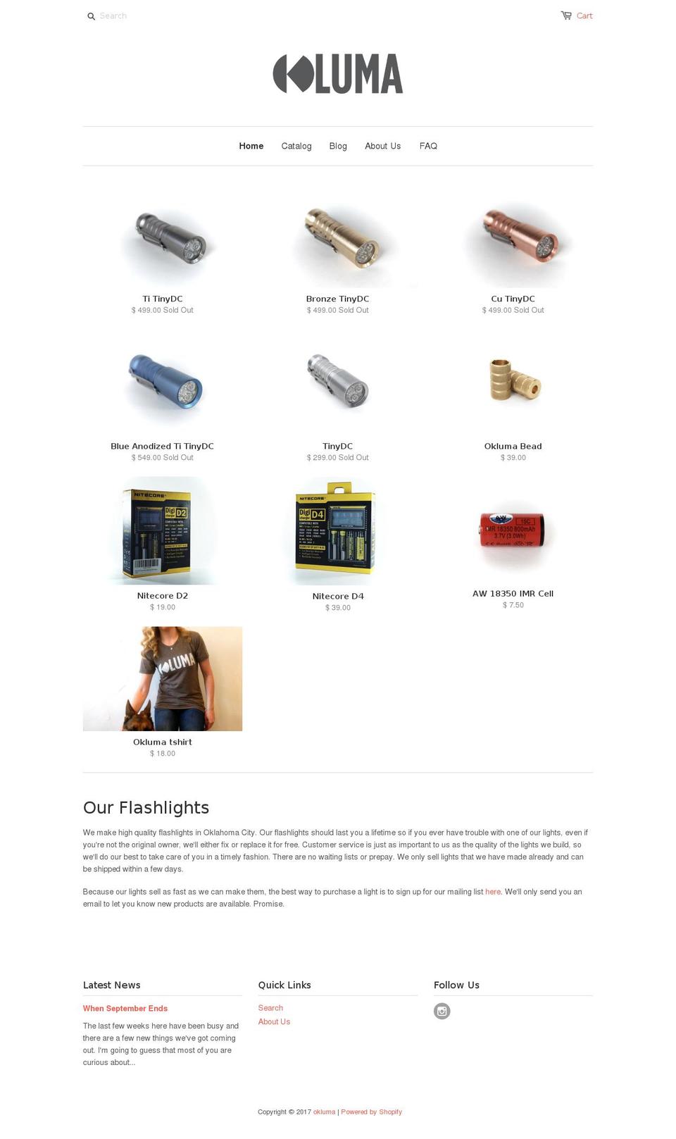 okluma.com shopify website screenshot