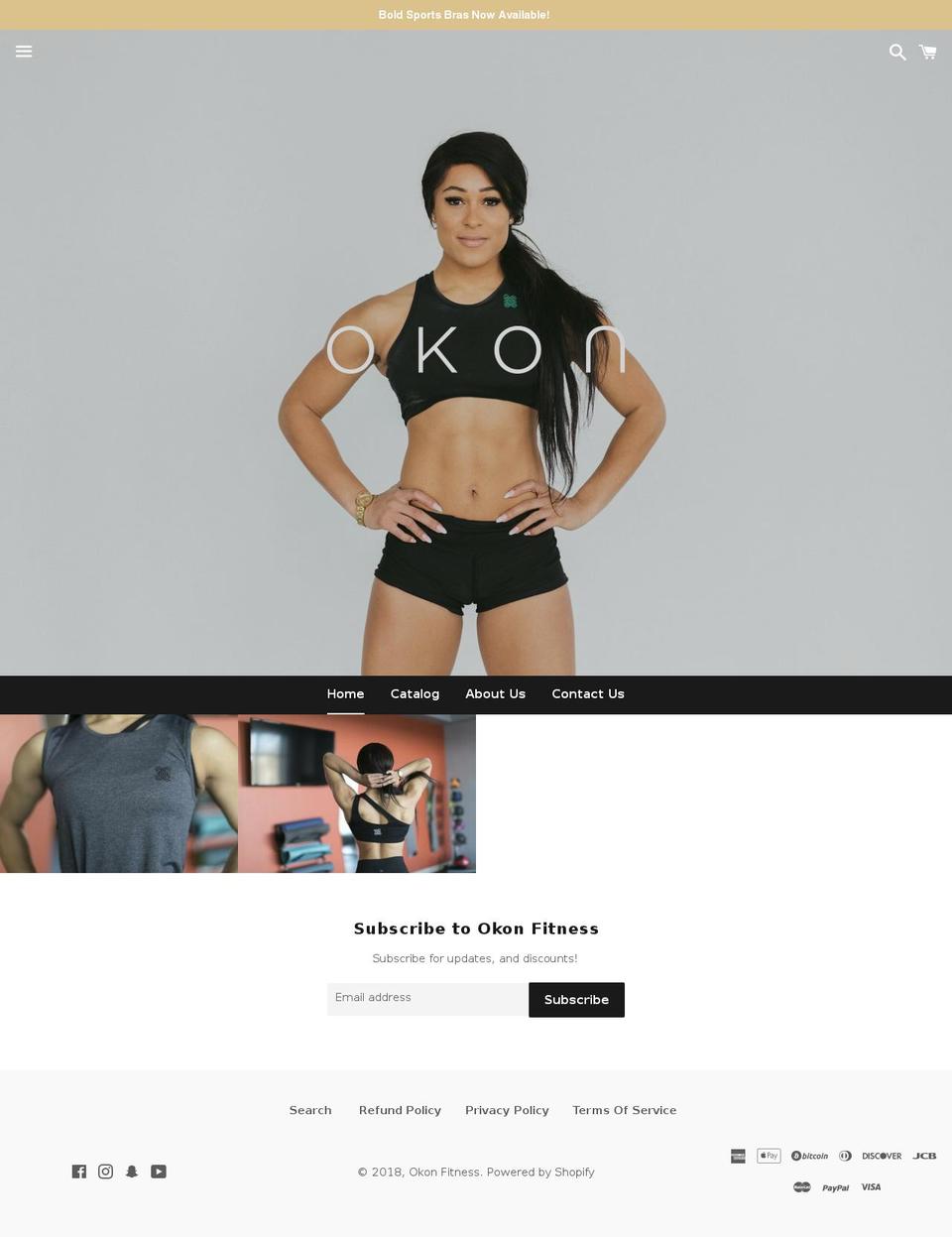 okon.store shopify website screenshot