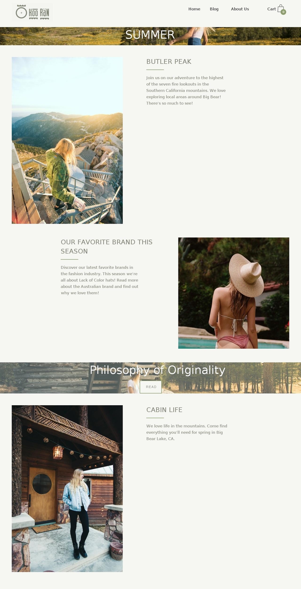 okooran.com — Shopify storefront screenshot