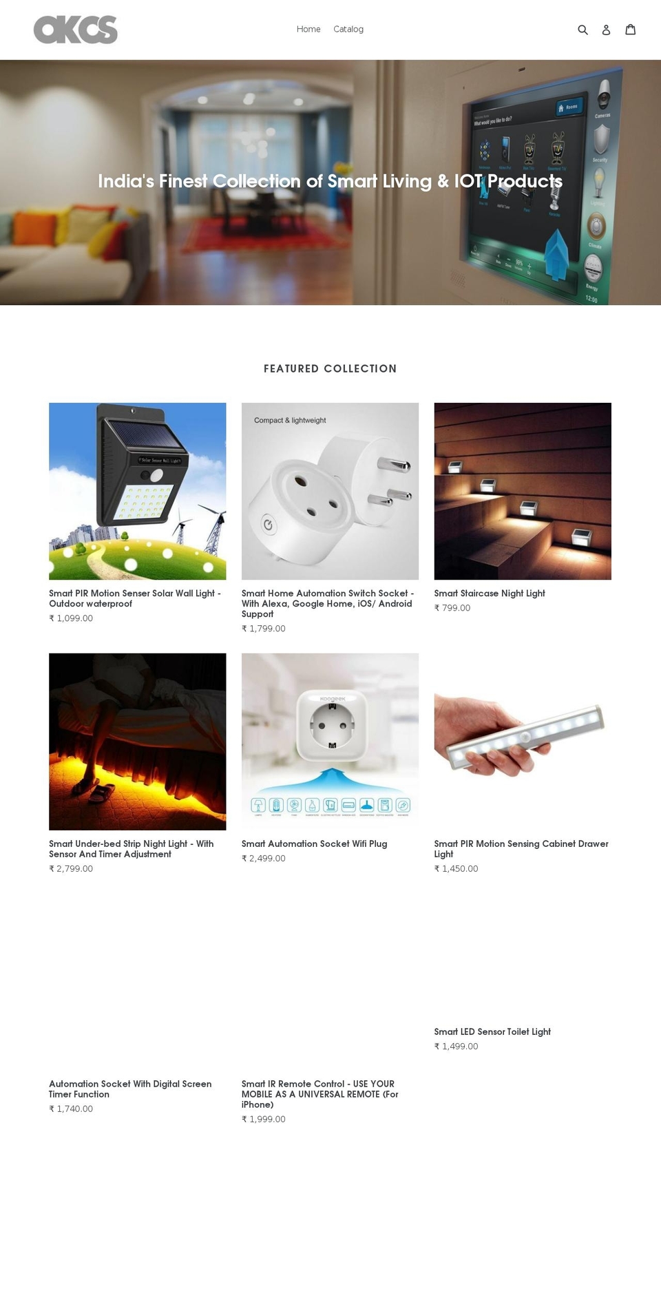 okostech.com — Shopify storefront screenshot