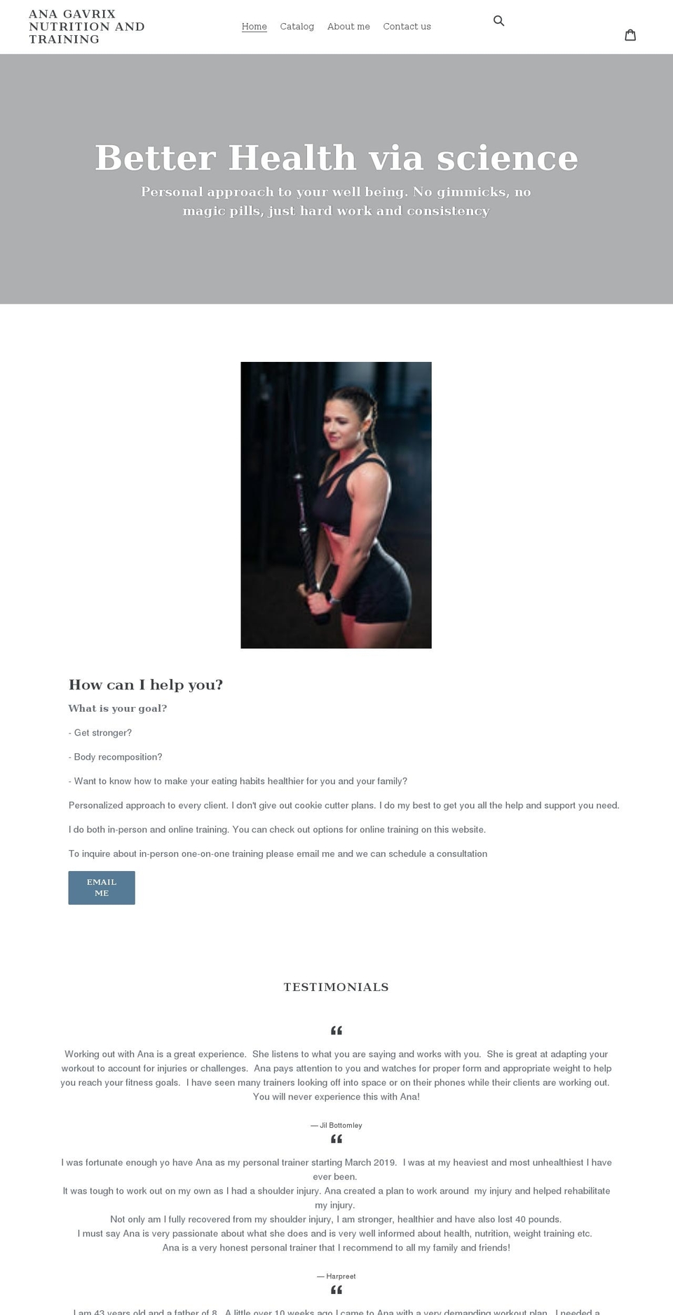 oksana-gavrix.com shopify website screenshot