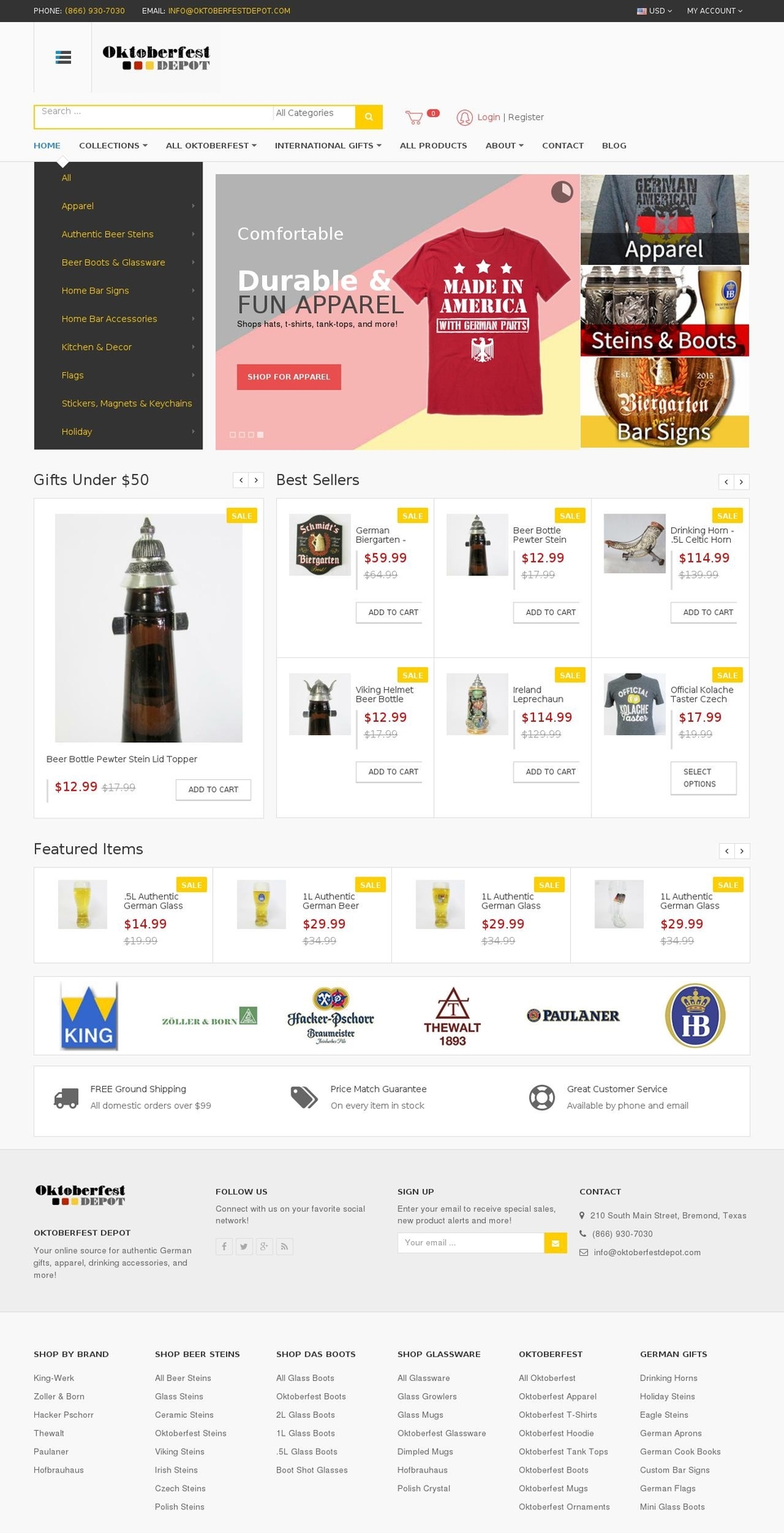 ap-extroic-store Shopify theme site example oktoberfestdepo.com