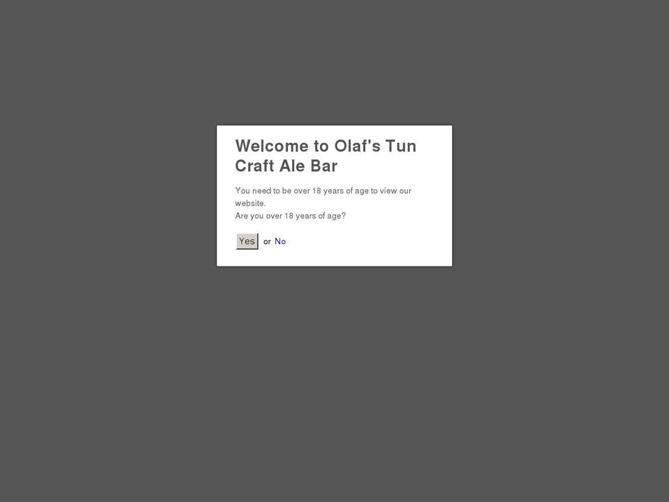 olafstun.co.uk shopify website screenshot