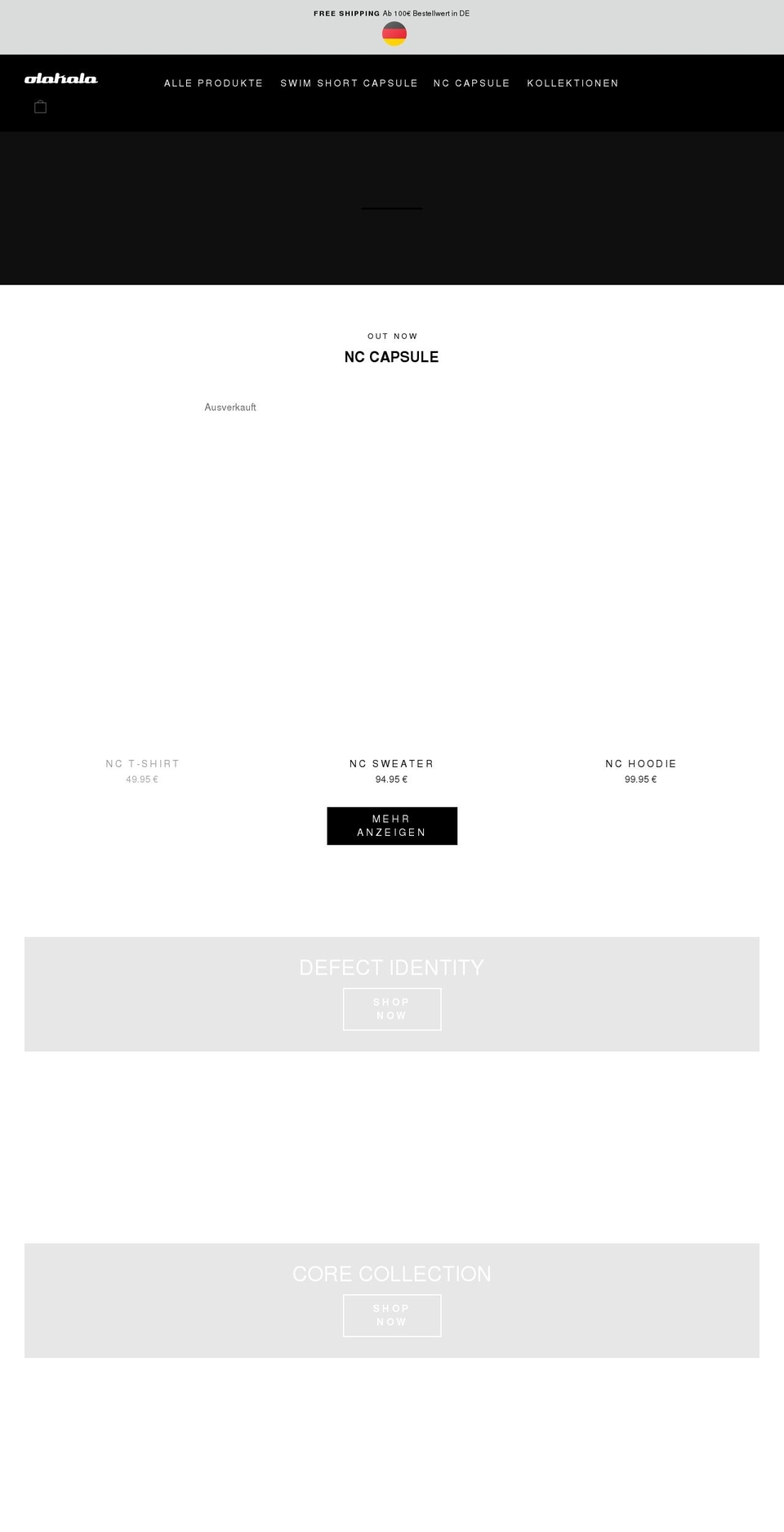 olakala.de shopify website screenshot