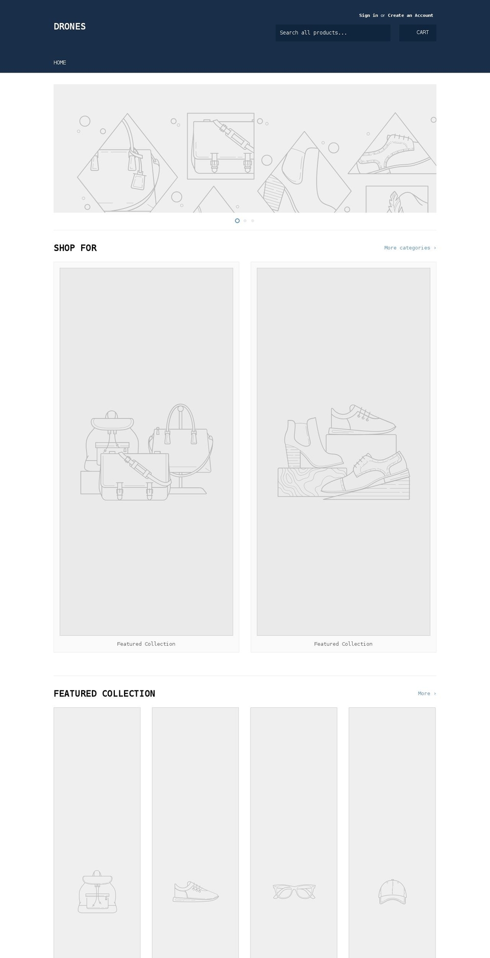 Drone Shopify theme site example olakkshop.com