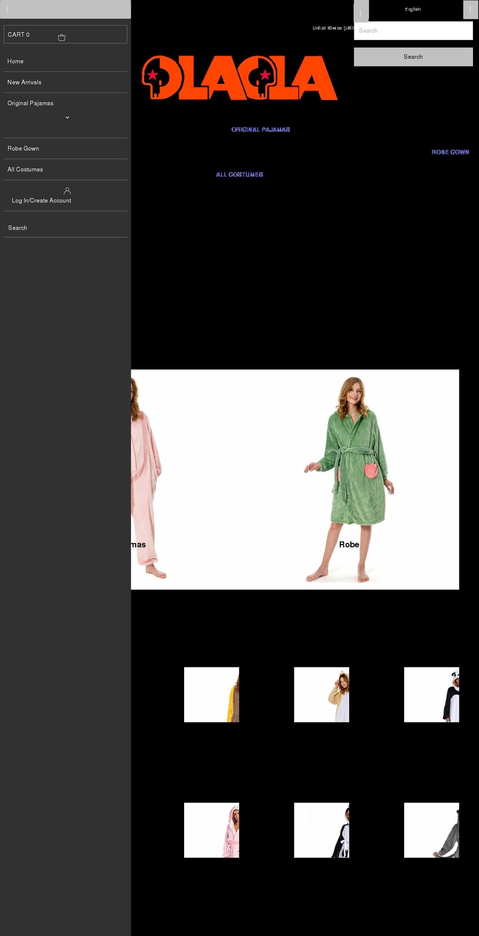 olaola.com shopify website screenshot