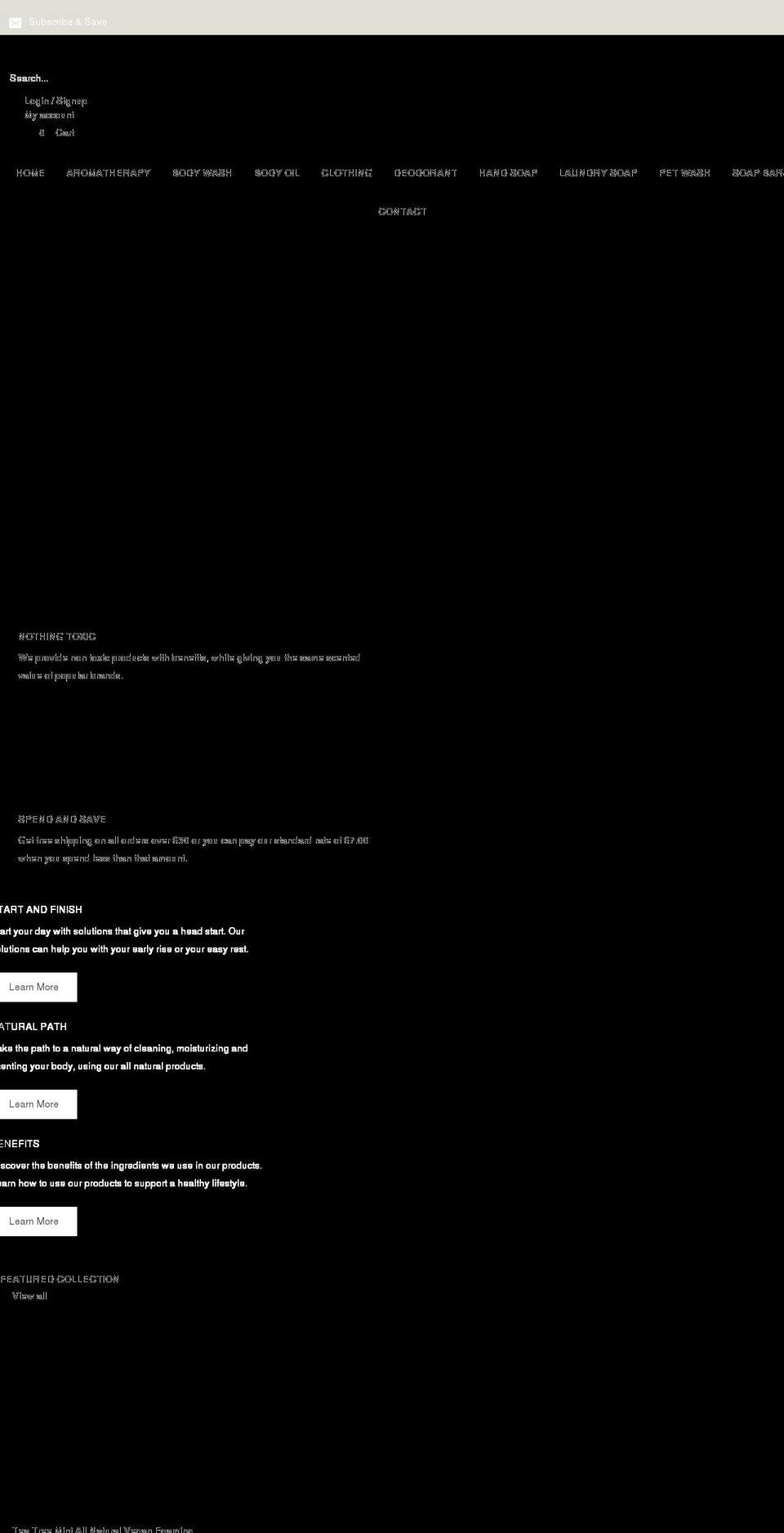olazion.com shopify website screenshot