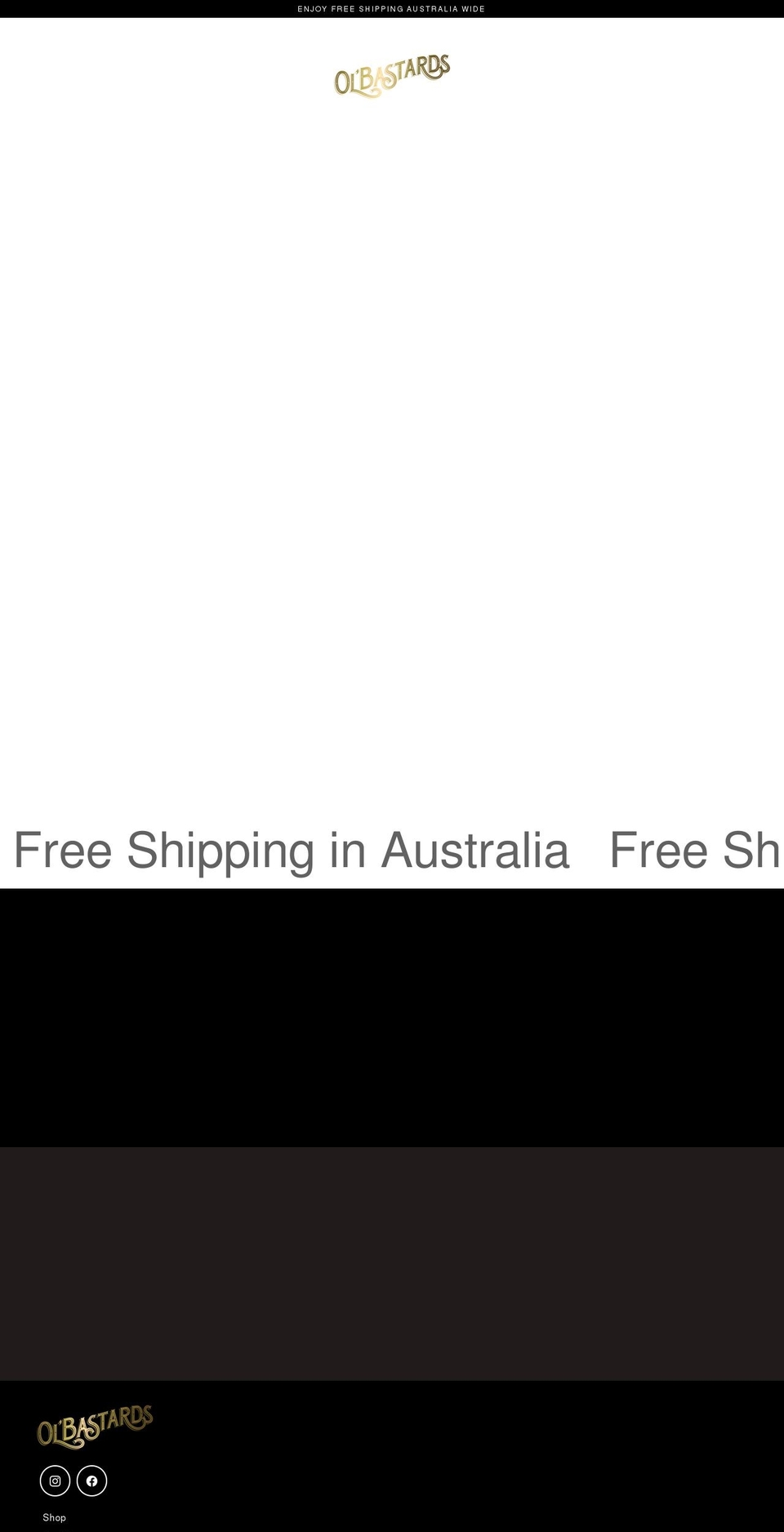 olbastards.com shopify website screenshot